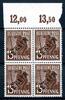 Berlin 2x Berlin 2x 6 P OR ndgz postfrisch im 4er Block MiNr. 6 P OR ndgz postfrisch im 4er Block -