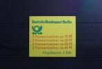Berlin MH 12a Pf VI oZ postfrisch Markenheftchen Plattenfehler MiNr. MH 12a Pf VI oZ postfrisch Markenheftchen Plattenfehler