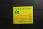 Berlin Berlin MH 12b Pf VI oZ postfrisch Markenheftchen Plattenfehler MiNr. MH 12b Pf VI oZ postfrisch Markenheftchen Plattenfehler -