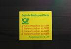 Berlin MH 12caI Pf VIII oZ postfrisch Markenheftchen Plattenfehler MiNr. MH 12caI Pf VIII oZ postfrisch Markenheftchen Plattenfe