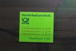 Berlin Berlin MH 13c Pf V oZ postfrisch Markenheftchen Plattenfehler MiNr. MH 13c Pf V oZ postfrisch Markenheftchen Plattenfehler -