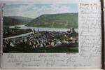 AK Bingen am Rhein Panorama u. Burg Klopp 1905 gebraucht -