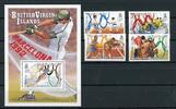 Jungferninseln Jungferninseln 702-705+Block 66 postfrisch Olympische Spiele MiNr. 702-705+Block 66 postfrisch Olympische Spiele -