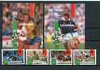Uganda Uganda 807-810+Block118-119 postfrisch Fussball MiNr. 807-810+Block118-119 postfrisch Fussball -