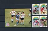 Gambia Gambia 1769-1772B+Block211B postfrisch Fussball WM MiNr. 1769-1772B+Block211B postfrisch Fussball WM -