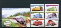 Benin Benin 912-917+Block25 postfrisch Eisenbahn MiNr. 912-917+Block25 postfrisch Eisenbahn -