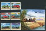 Guinea Guinea 1659-1664+Block512 postfrisch Eisenbahn MiNr. 1659-1664+Block512 postfrisch Eisenbahn -
