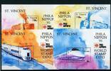 St. Vincent St. Vincent Block 174-177 postfrisch Eisenbahn MiNr. Block 174-177 postfrisch Eisenbahn -