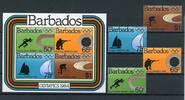 Barbados Barbados 600-603+Block17 postfrisch Olympiade MiNr. 600-603+Block17 postfrisch Olympiade -