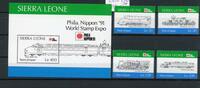 Sierra Leone Sierra Leone ab 1604 + Block 157 postfrisch Eisenbahn MiNr. ab 1604 + Block 157 postfrisch Eisenbahn -