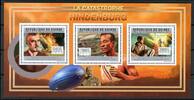Guinea Guinea 9103-05 postfrisch Zeppelin MiNr. 9103-05 postfrisch Zeppelin -