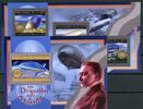 Guinea Guinea 9503-9505 + Bl 2161 postfrisch Zeppelin MiNr. 9503-9505 + Bl 2161 postfrisch Zeppelin -