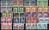 Berlin Lot aus Dauerserien Berlin Lot aus Dauerserien postfrisch waag. 3er Streifen postfrisch waag. 3er Streifen   
