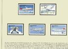 Malediven Malediven 2282-2287, block 322 postfrisch Flugzeug MiNr. 2282-2287, block 322 postfrisch Flugzeug -