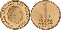 Nederland 1 Cent 1966 KONINGIN JULIANA 1948-1980 Prof. L.O. Wenckebach 1 Cent 1966 PP