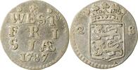 Nederland 2 Stuiver Dubbele wapenstuiver 1787 West-Friesland -