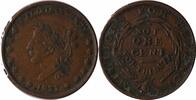 US Token 1837 Hard Times Token Liberty Head HT-51 EF Uncertified -