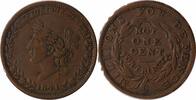 US Token 1841 Hard Times Token Liberty Head HT-58 VF+ Uncertified -