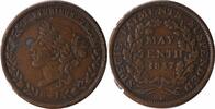 US Token 1841 Hard Times Token Specie HT-68 VF+ Uncertified -
