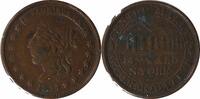 US Token 1837 Hard Times Token Centre HT-240 VF Uncertified None -