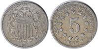 US Nickel 1868 Shield Nickel DDO FS-103 VF Uncertified None -