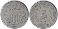US Nickel 1875 Shield Nickel DDO FS-101 G Uncertified None -
