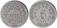 US Nickel 1875 Shield Nickel DDO FS-101 VG Uncertified None -
