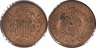 US Two Cent 1864 Two Cent Piece Large Motto Rotated Reverse MS63 Uncertified #235 None -