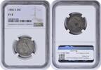 US Quarter 1856-S Liberty Seated Silver Quarter F12 NGC None -