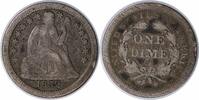 US Dime 1852-O Liberty Seated Silver Dime VF Uncertified #1131 None -
