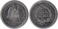 US Dime 1856-O Liberty Seated Silver Dime VG Uncertified None -