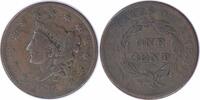 US Cent 1835 Large Cent VG Uncertified None -