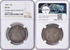 US Half Dollar 1883 Liberty Seated Silver Half Dollar AU55 NGC None -