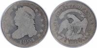US Dime 1821 Bust Silver Dime AG Uncertified None -