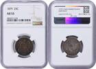 US Quarter 1879 Liberty Seated Silver Quarter AU53 NGC None -
