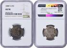 US Quarter 1888-S Liberty Seated Silver Quarter AU58 NGC None -