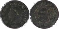 US Cent 1829 Large Cent N-7 Wheel Spoke VG Dark Uncertified None -