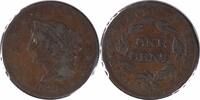 US Cent 1839 Large Cent Booby Head N-5 F Uncertified #743 None -
