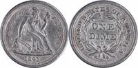 US Dime 1841-O Liberty Seated Silver Dime AU58 Uncertified #222 None -