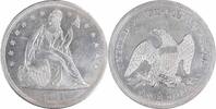 US Dollar 1841 Liberty Seated Silver Dollar Choice AU Uncertified #320 None -