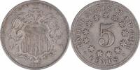 US Nickel 1868 Shield Nickel EF Uncertified #1137 None -