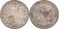 US Half Dollar 1863 Liberty Seated Silver Half Dollar Choice EF Uncertified #1145 None -