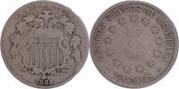 US Nickel 1882 Shield Nickel Obverse Cud VG Uncertified None -