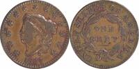 US Cent 1827 Large Cent VF Uncertified #1212 None -