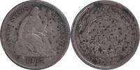 US Half Dime 1867-S Liberty Seated Silver Half Dime EF Uncertified #1228 None -