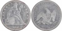 US Dollar 1841 Liberty Seated Silver Dollar EF Uncertified #235 None -