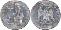 US Dollar 1875-S Trade Silver Dollar AU58 Uncertified #607 None -
