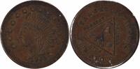 US Token 1863 Token Yankee Robinson 1028/NC-IL-A EF Uncertified #717 None -