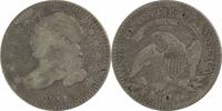 US Dime 1821 Bust Silver Dime Small Date Choice F Uncertified #700 None -