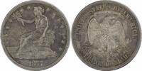 US Dollar 1877-S Trade Silver Dollar EF Uncertified #937 None -